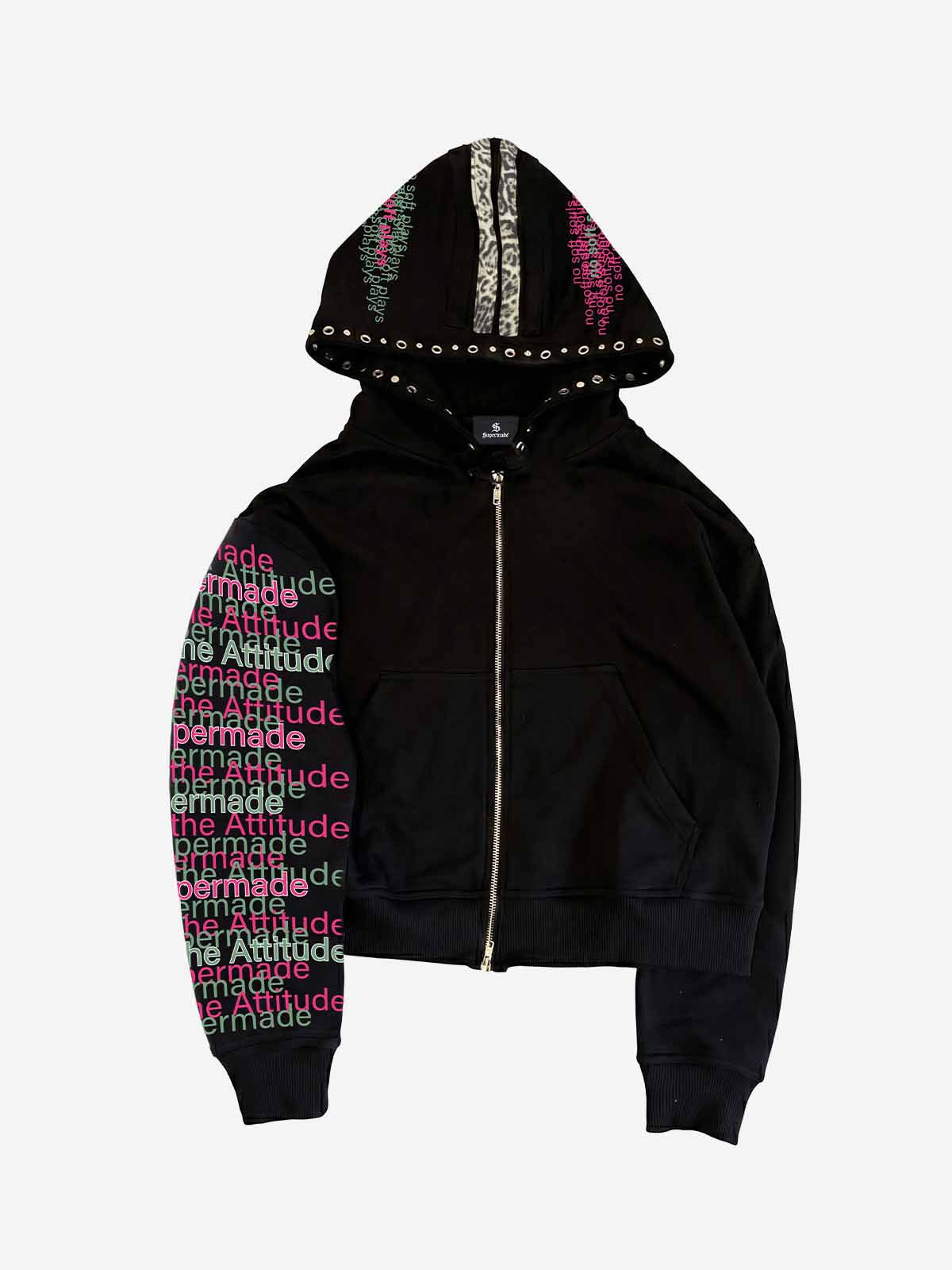 Studded Streetwear Hoodie