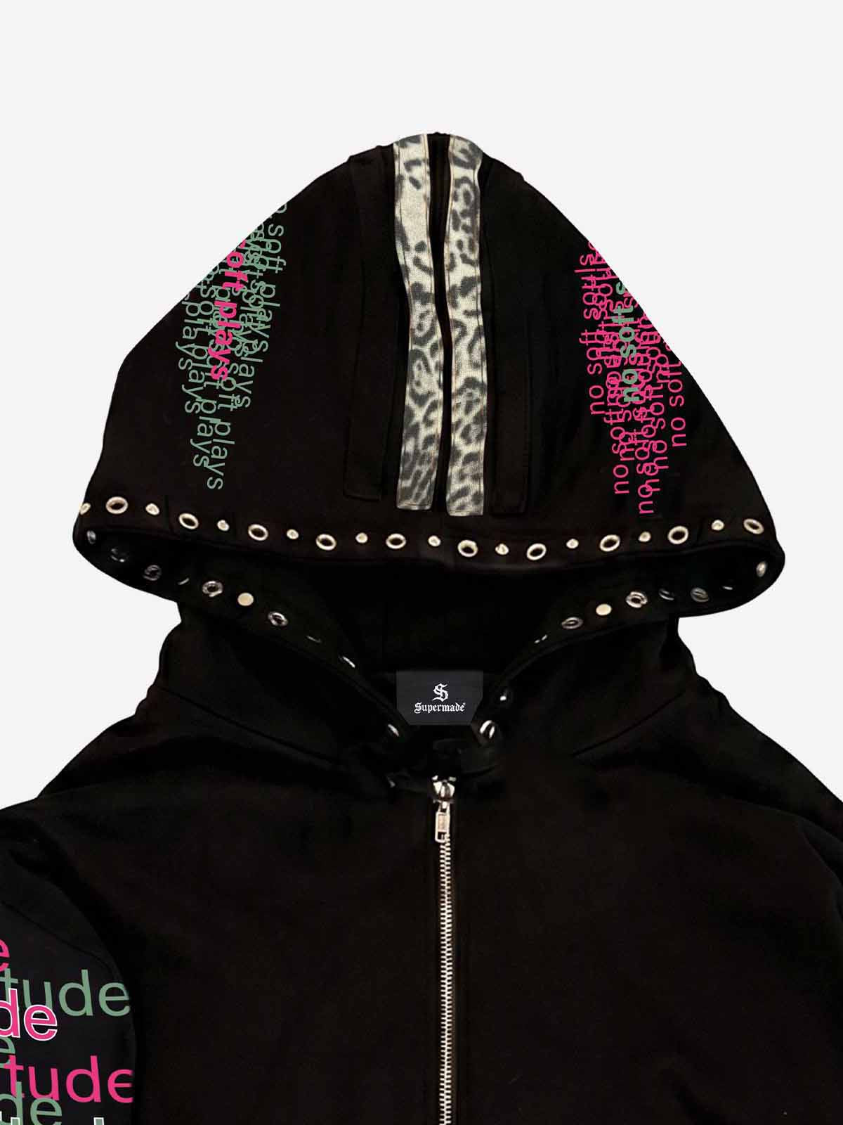 Studded Streetwear Hoodie