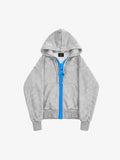 Chunky Zip Boxy Fit Zip-Up Hoodie
