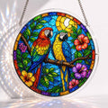 Acrylic Jigsaw Puzzle Suncatcher - Parrot Paradise