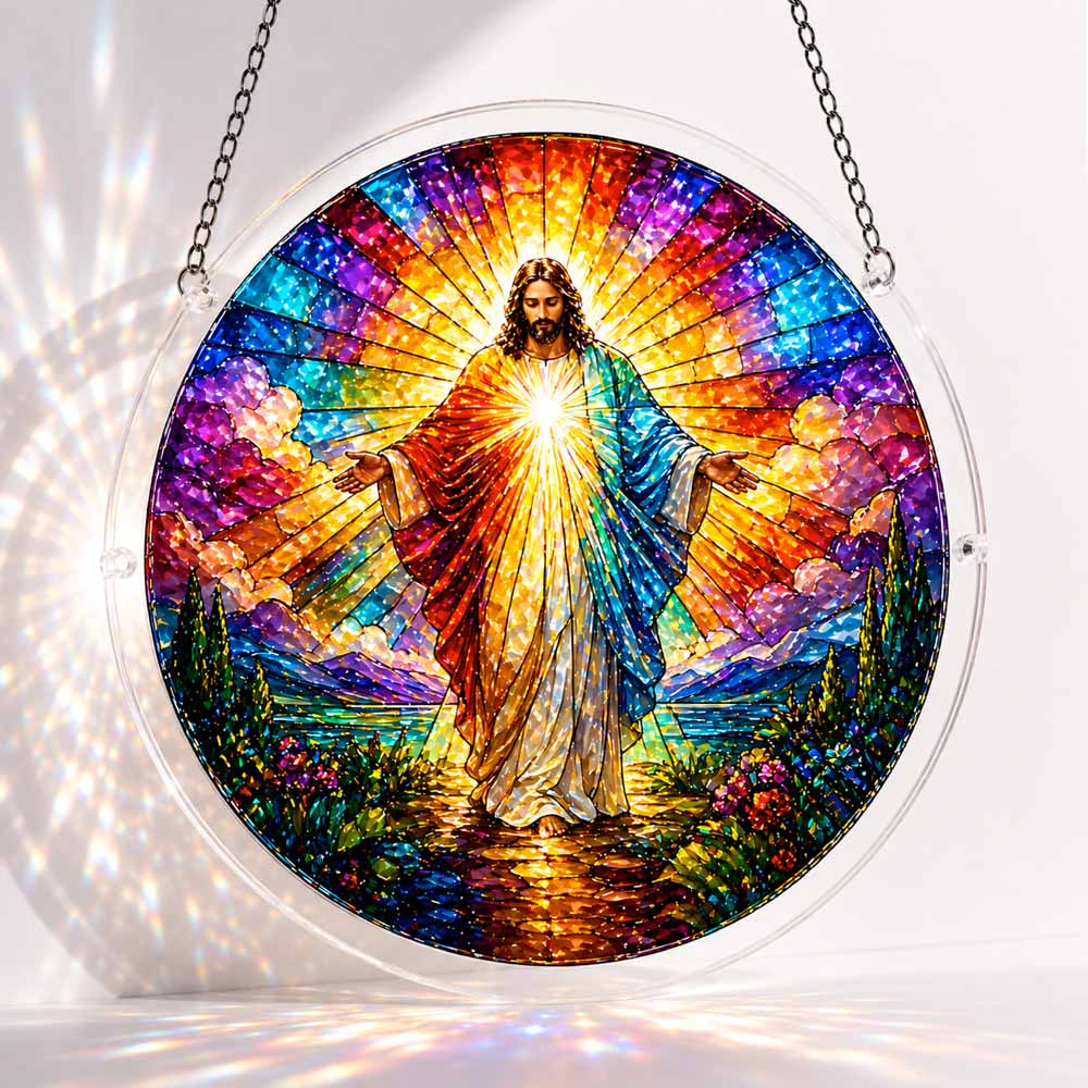 Acrylic Jigsaw Puzzle Suncatcher - Sacred Grace