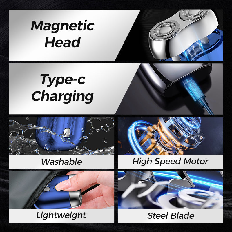 💥HOT SALE 49% OFF💥2025 New Mini Double Head Electric Shave