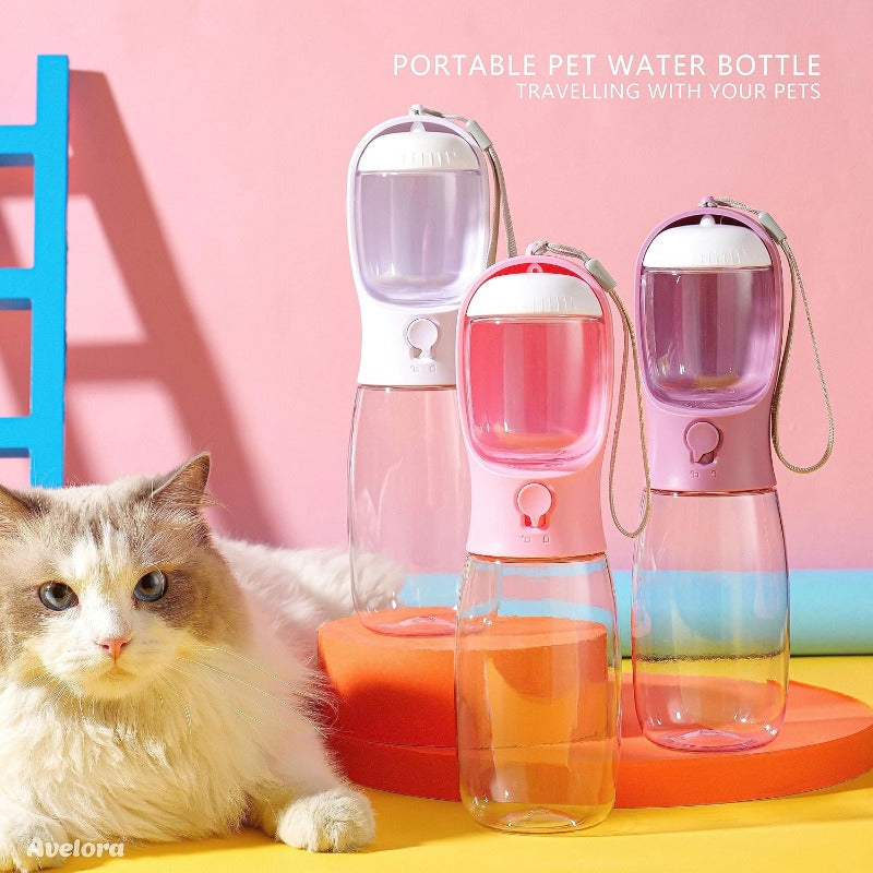 Dual Chamber Pet Travel Flask