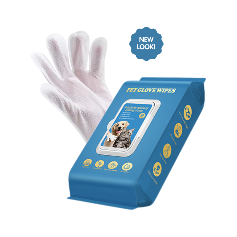 BFF PETS Deodorizing Cat & Dog Grooming Glove Wipes