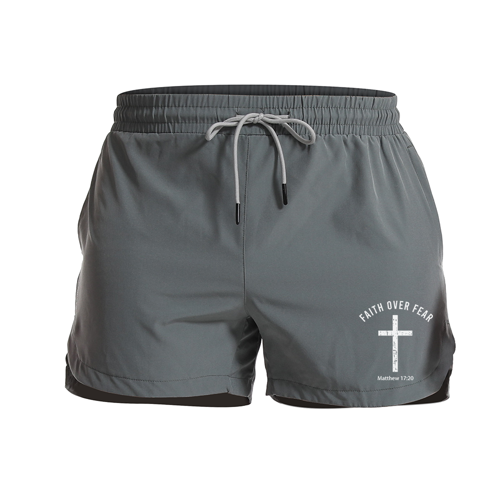 Faith over Fear 5-Inch Quick-Dry Shorts