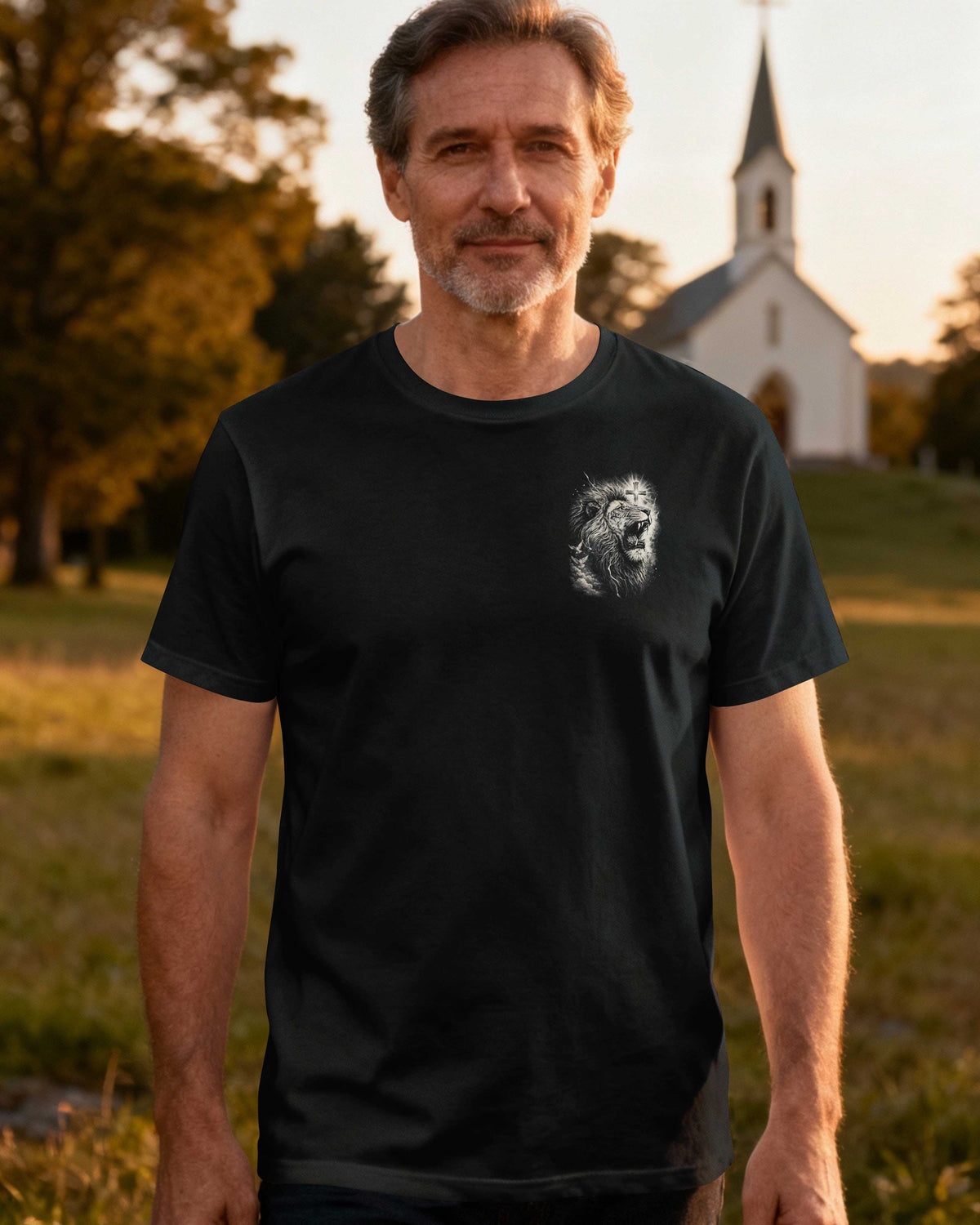 Man Of Faith, 1 Timothy 6:11, Pursue Righteousness, Godliness, Faith, Love, Endurance And Gentleness. T-Shirt