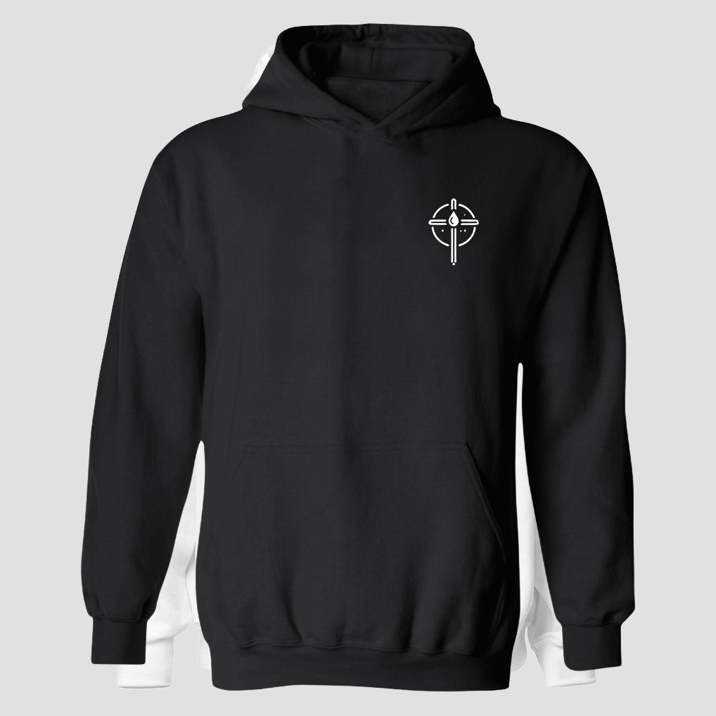 Jesus Golden Crown Of Thorns Printed Pattern Hoodie