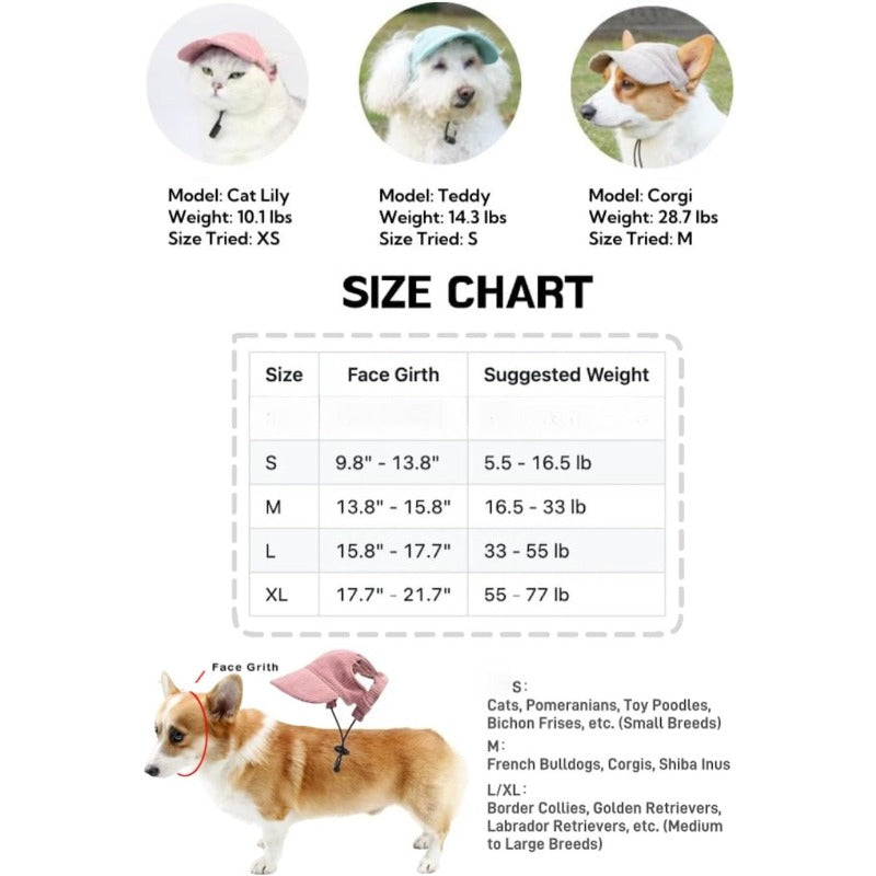 UV Blocking Pet Sunhat