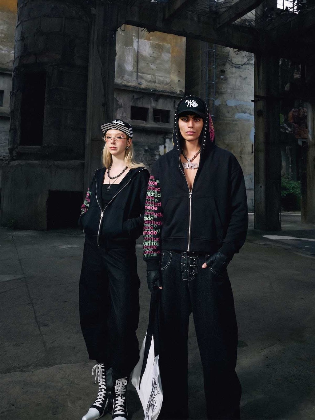 Studded Streetwear Hoodie