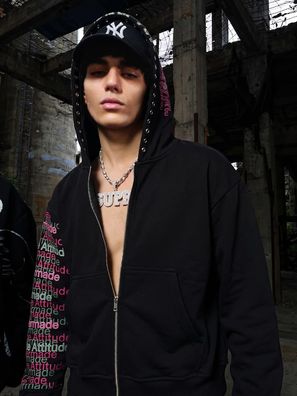 Studded Streetwear Hoodie