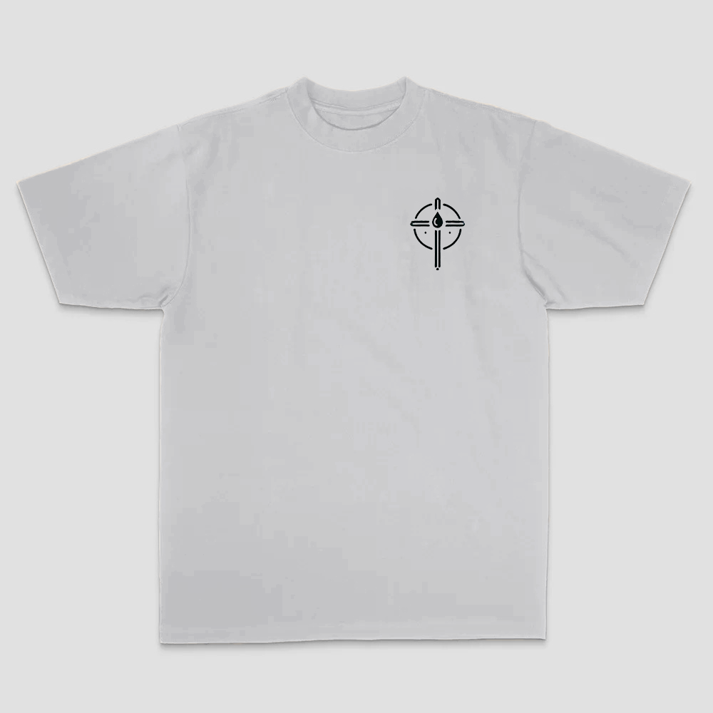 Dear Person Behind Me. You Are Forgiven You Are Unique You Are Loved. John 6:37 Philippians 4:13 Ecclesiastes 3:11 Printed Men's T-shirt