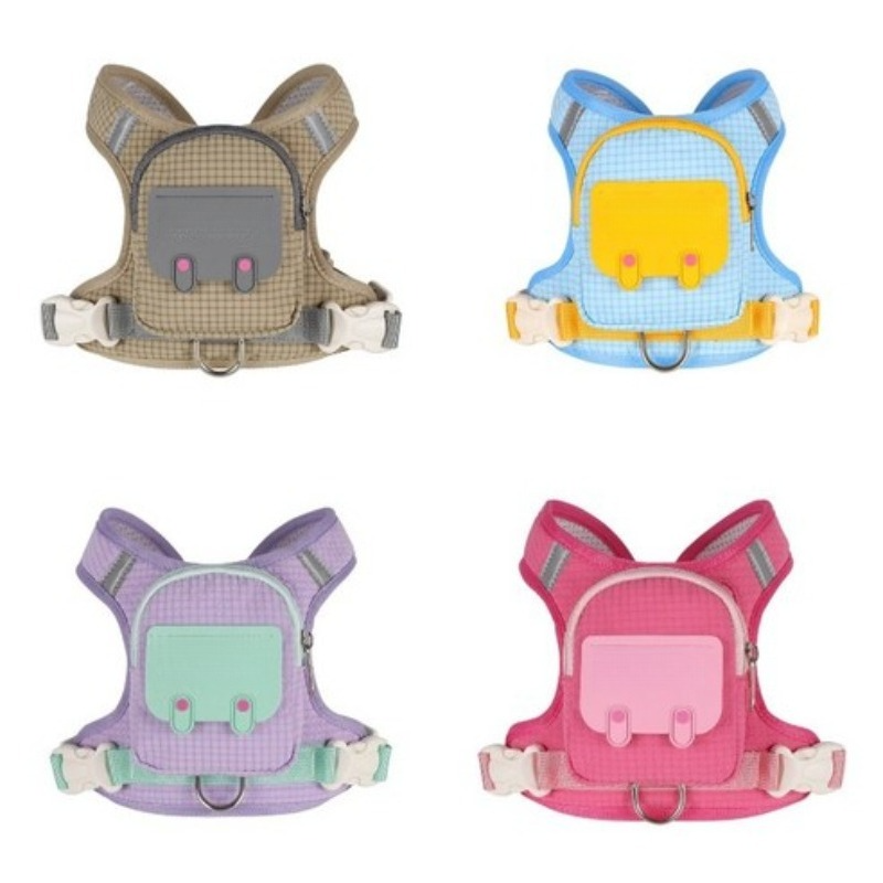 Dog Backpack Harness Set
