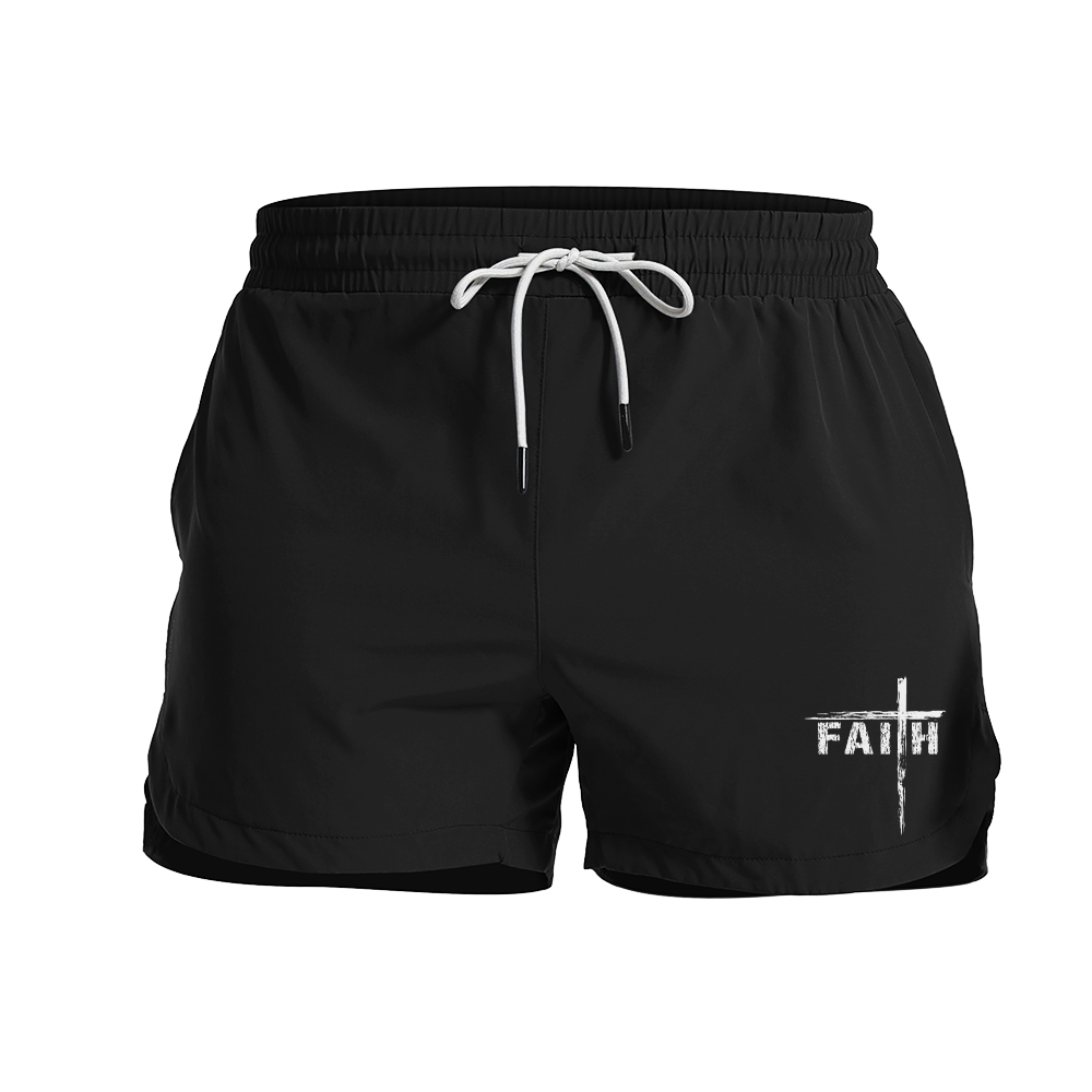 Faith Cross 5-Inch Quick-Dry Shorts