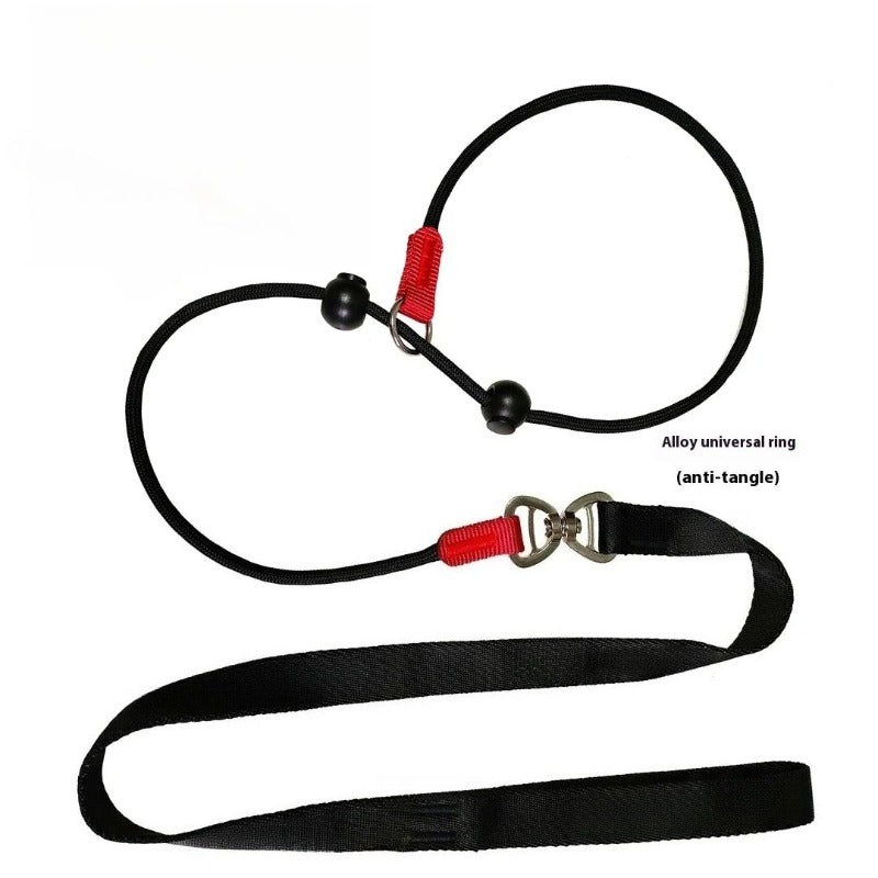 2-in-1 Slip-Lead Dog Leash – Training Collar & Walking Lead with Anti-Tangle Swivel