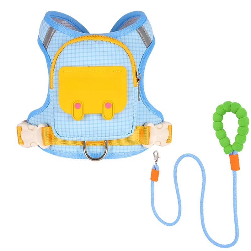 Dog Backpack Harness Set