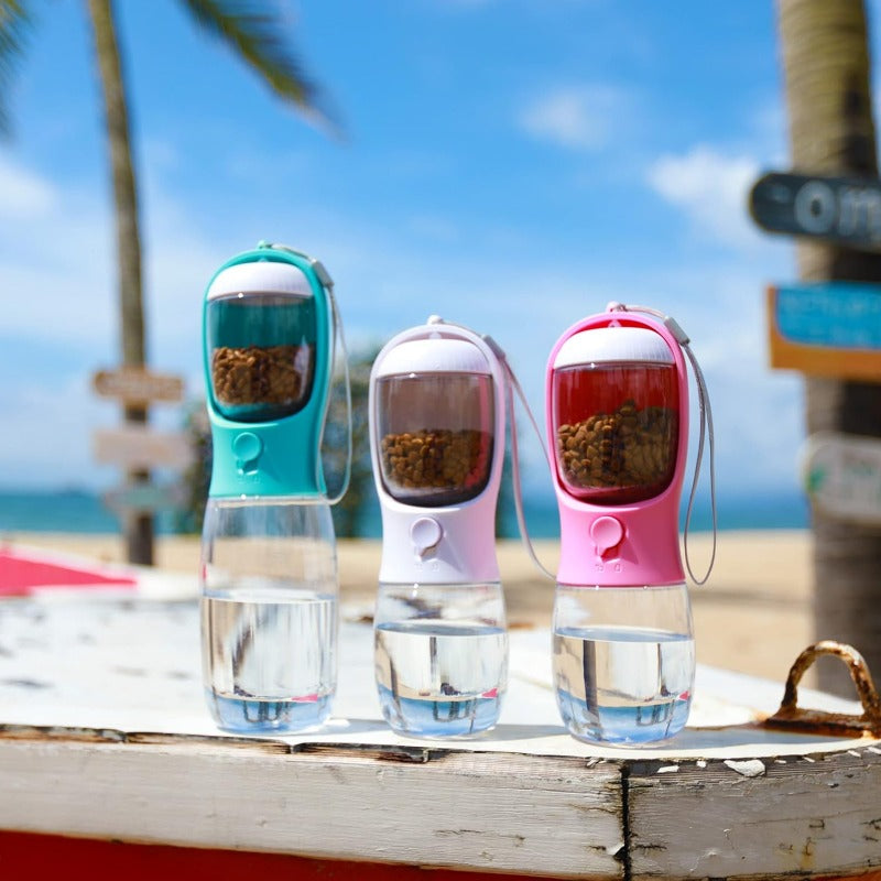 Dual Chamber Pet Travel Flask