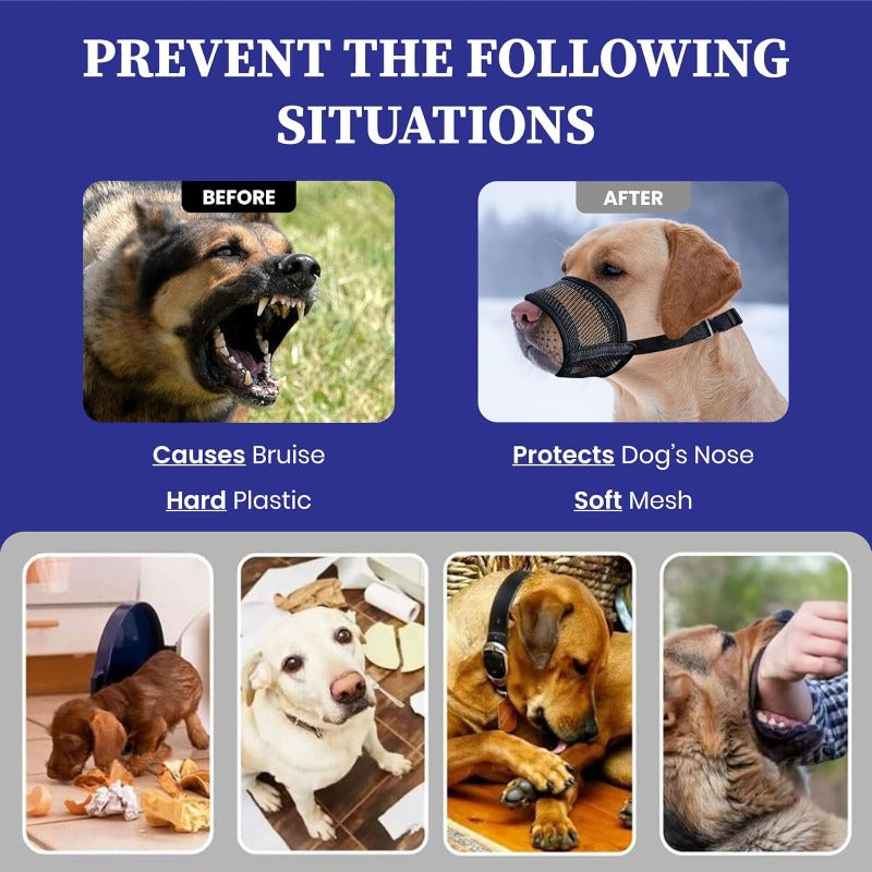 Soft Comfortable Mesh Muzzle
