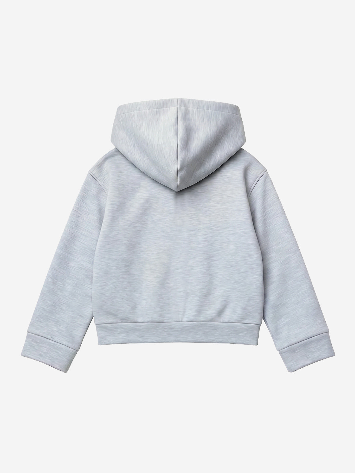 Scorpion Embroidered Striped-Lining Button-Up Hoodie