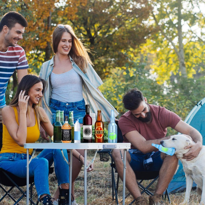 Interactive Squeaky Fetch Bottle