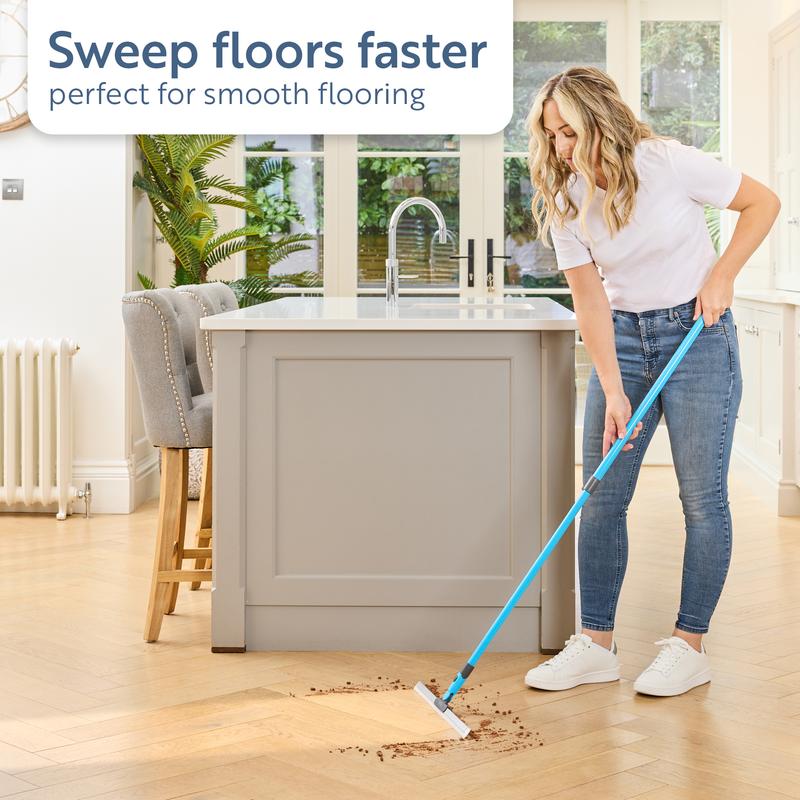 🧼LAST DAY SALE: Only £10.99! 🔥🔥Minky Flexi Edge Sweeper: Multi-Surface Cleaning for Floors, Carpets & Windows