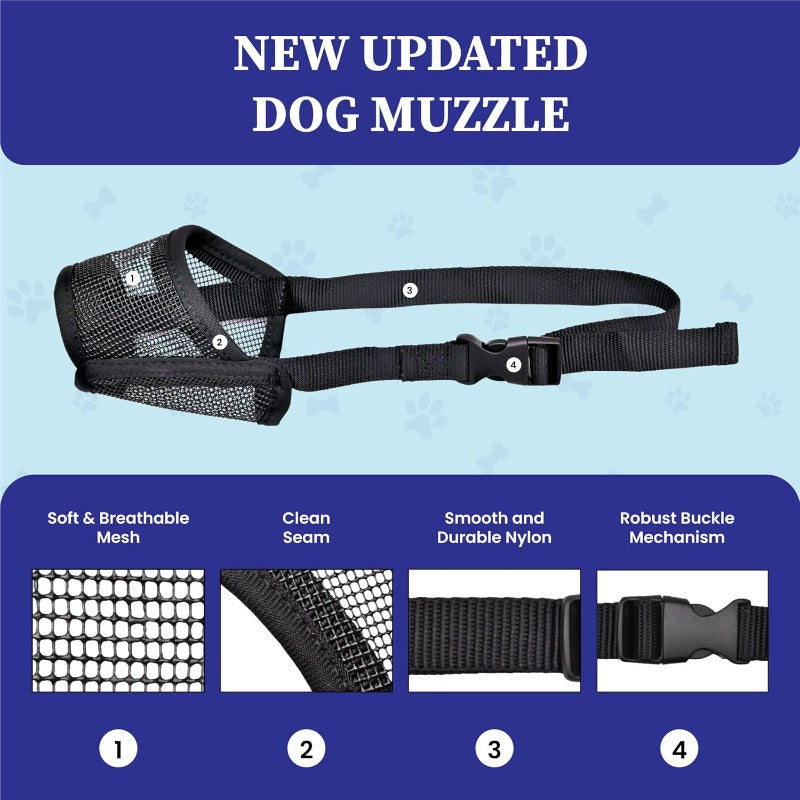 Soft Comfortable Mesh Muzzle