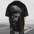 Crown Of Thorns Portrait Washed T-Shirt