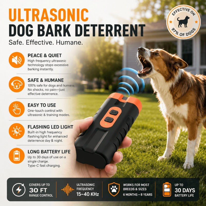 Instant Ultrasonic Bark Stopper