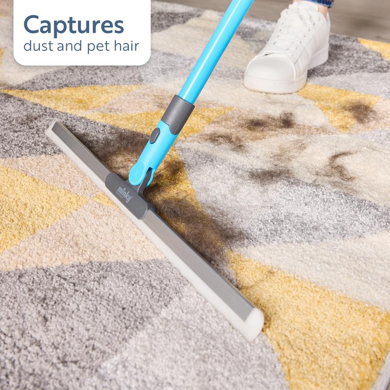 🧼LAST DAY SALE: Only £10.99! 🔥🔥Minky Flexi Edge Sweeper: Multi-Surface Cleaning for Floors, Carpets & Windows