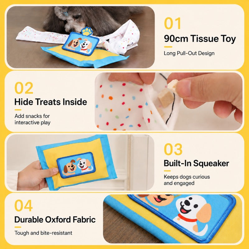 Snuffle & Pull Tissue Toy