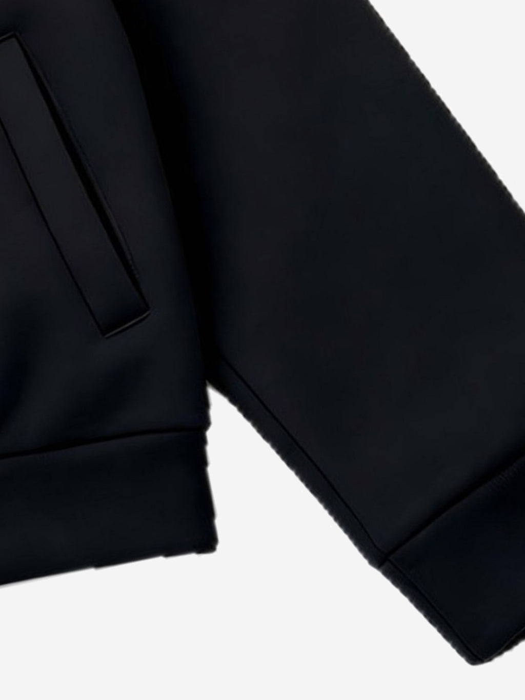 Scorpion Embroidered Striped-Lining Button-Up Hoodie