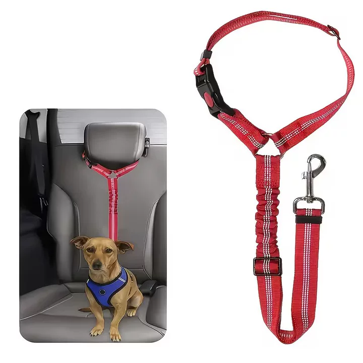 💥😘Elastic Retractable Dog Car Seat Belt🐶