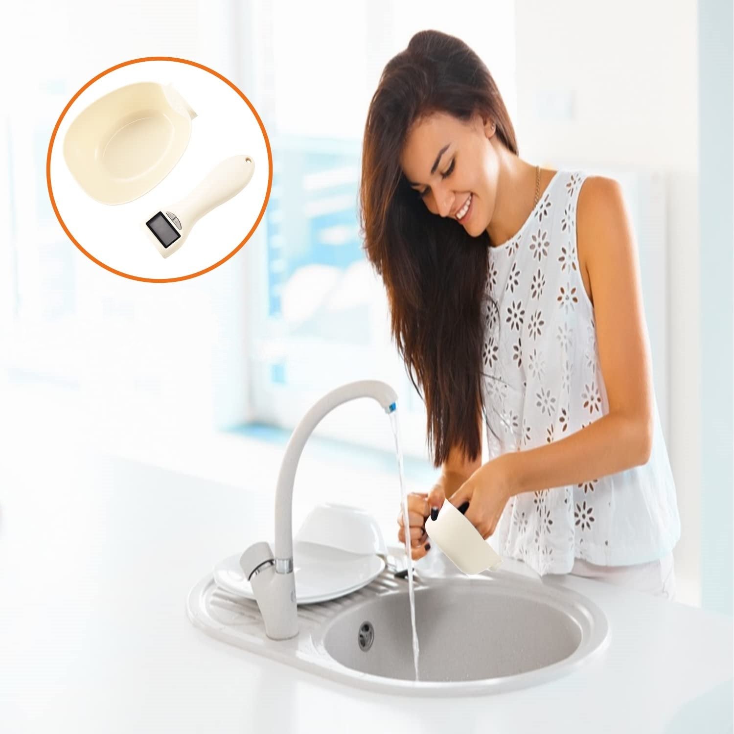 🏆LAST DAY 64% OFF🎁Food Electronic Measuring Scoop Scale