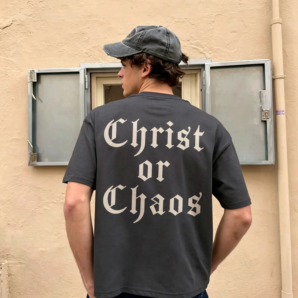 Christ Or Chaos Printed Men's T-shirt