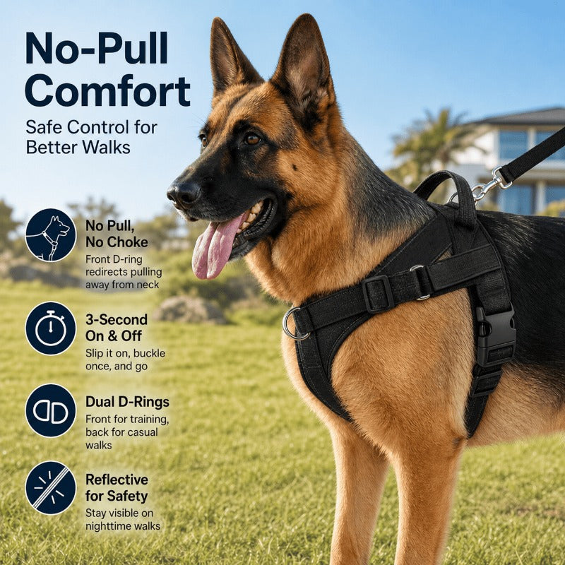 Breathable Mesh No-Pull Harness