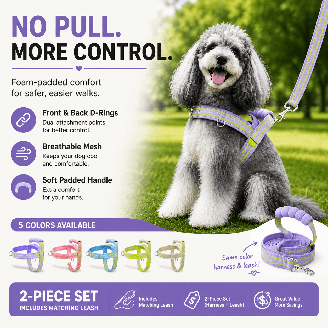 Foam Handle Control Harness