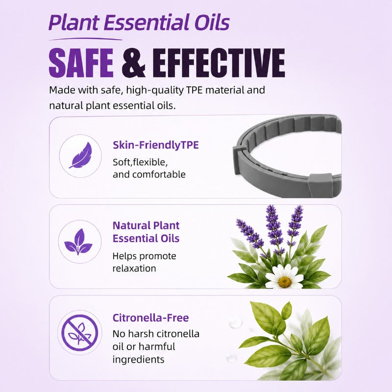 Safe Anxiety-Relief Flea Collar