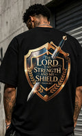 The Lord Is My Strength And My Shield Printed Men's T-shirt
