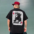 Jesus Is King Printed Men's Washed Tee