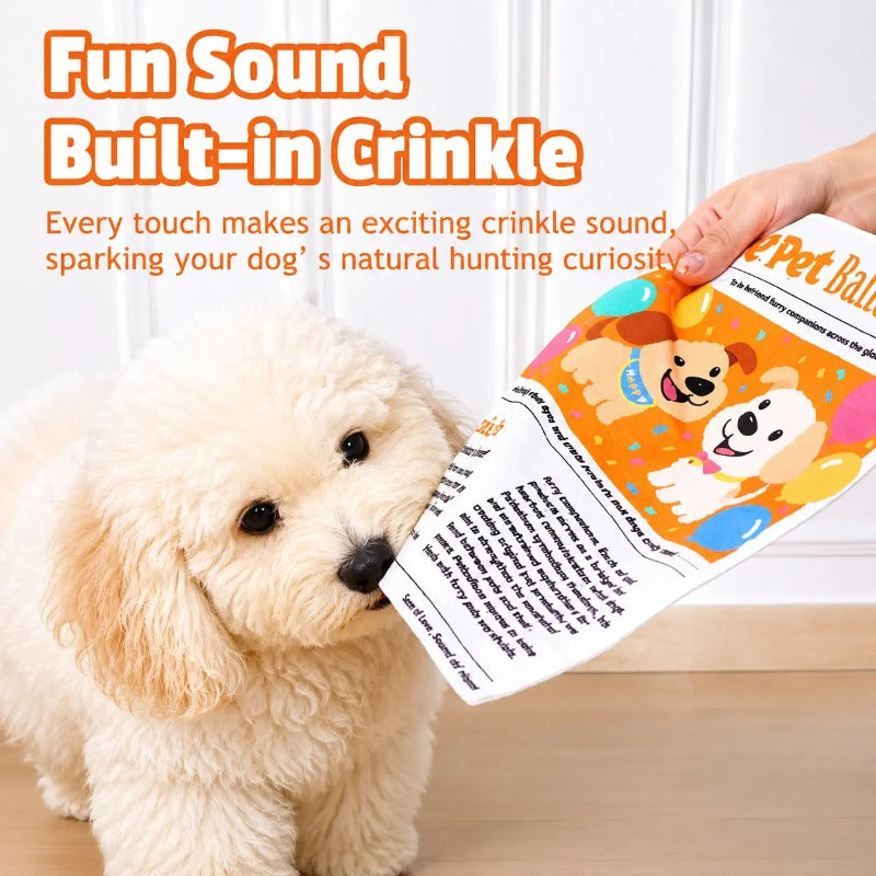 Crinkle Sound Newspaper Toy