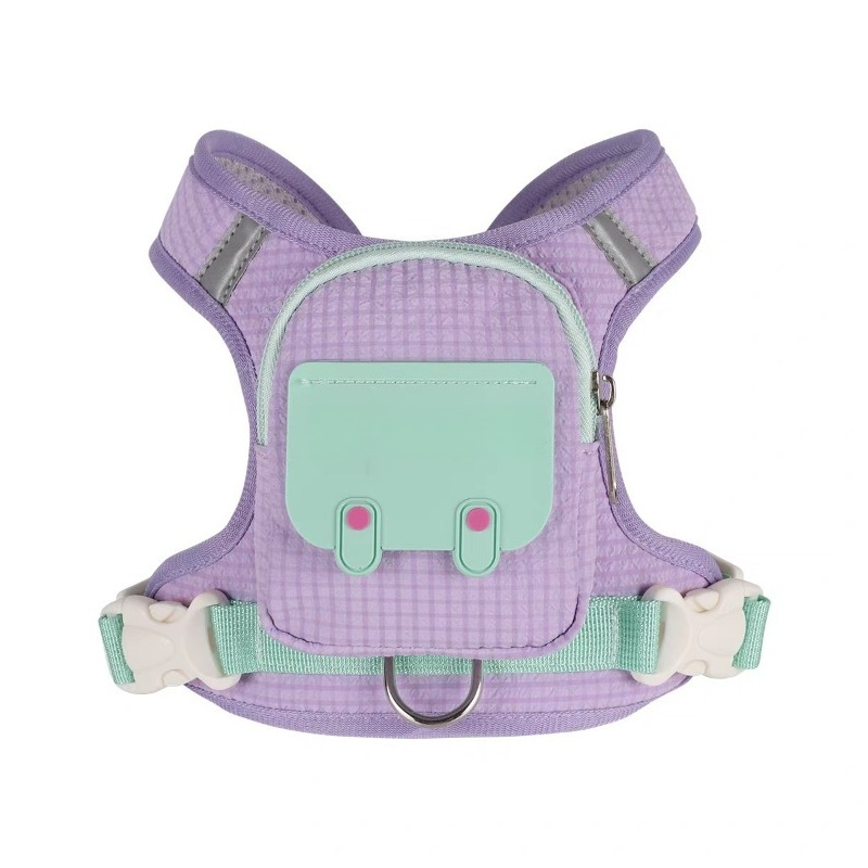 Dog Backpack Harness Set