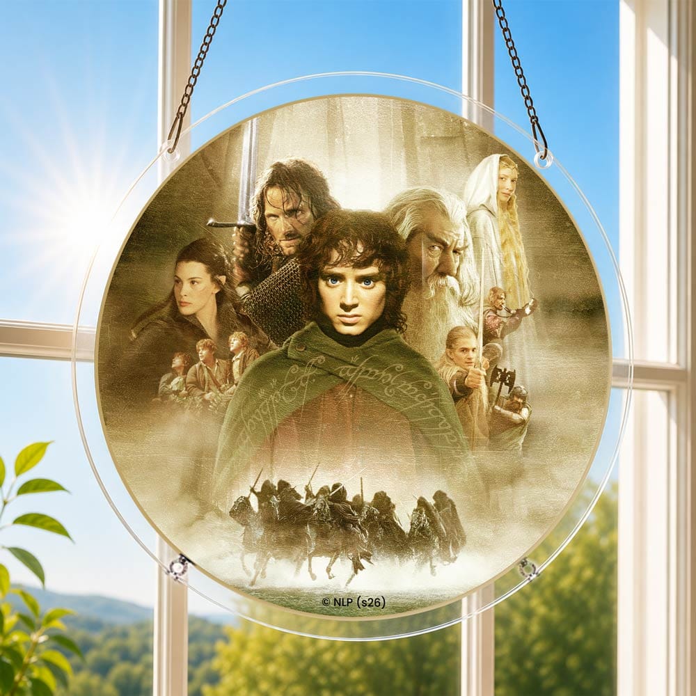 Acrylic Jigsaw Puzzle Suncatcher - Fellowship of the Ring