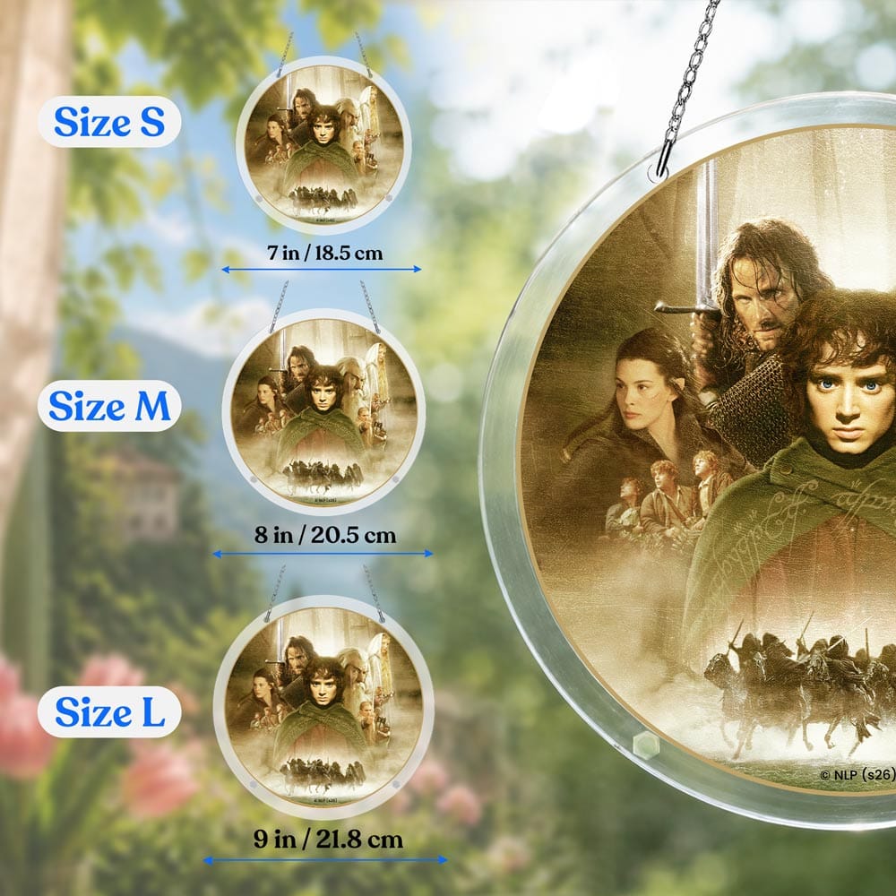 Acrylic Jigsaw Puzzle Suncatcher - Fellowship of the Ring