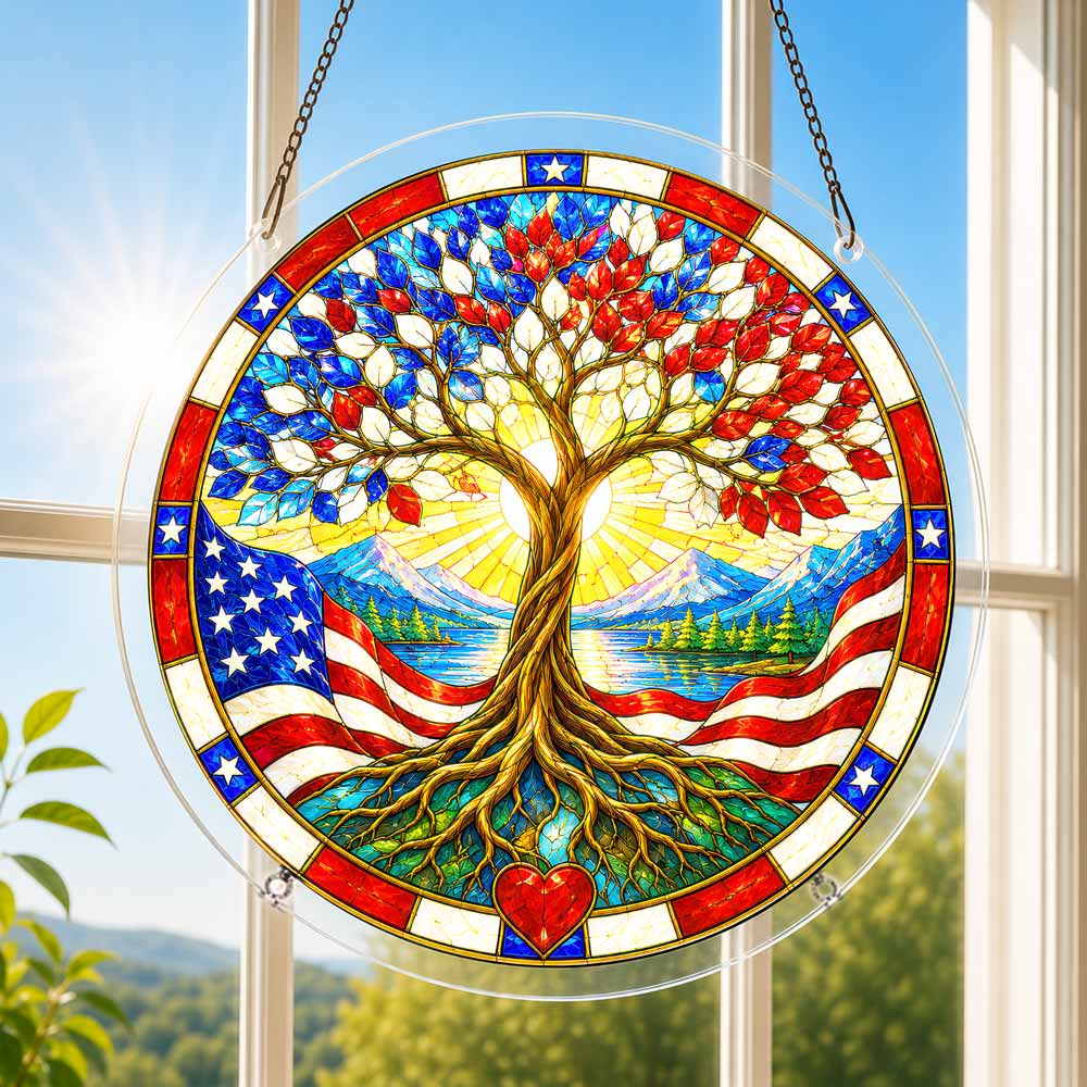 🔥Limited Edition🔥 Acrylic Jigsaw Puzzle Suncatcher - American Roots