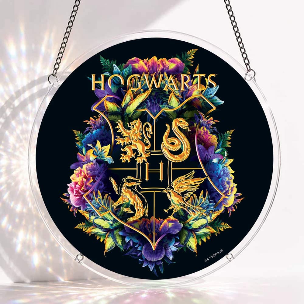 Acrylic Jigsaw Puzzle Suncatcher - Hogwarts Crest