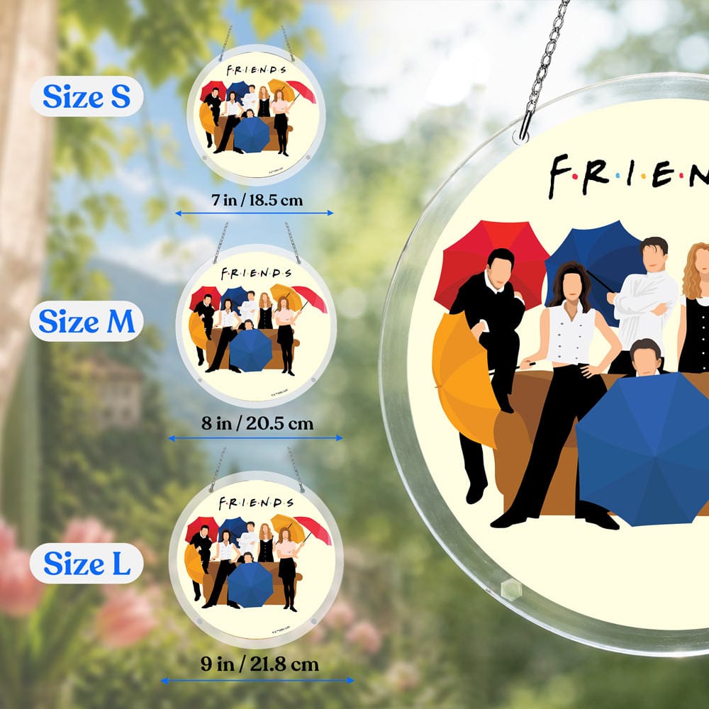 Acrylic Jigsaw Puzzle Suncatcher - The Friends Crew