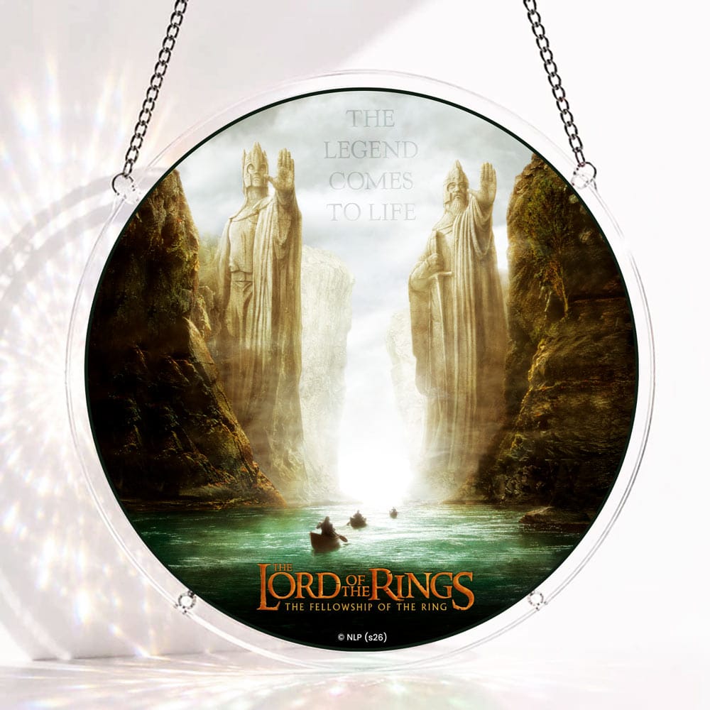 Acrylic Jigsaw Puzzle Suncatcher - The Gates of Argonath