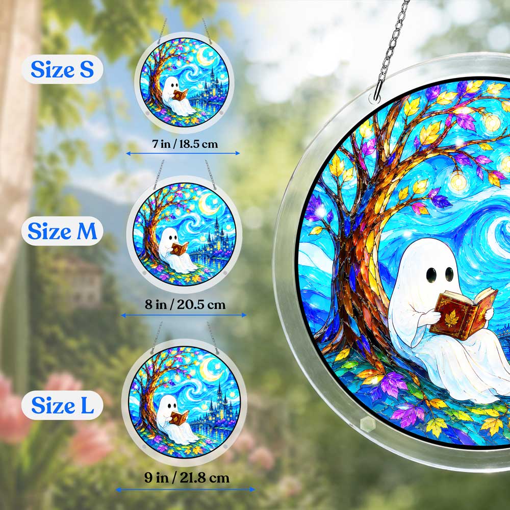 Acrylic Jigsaw Puzzle Suncatcher - Ghostly Night