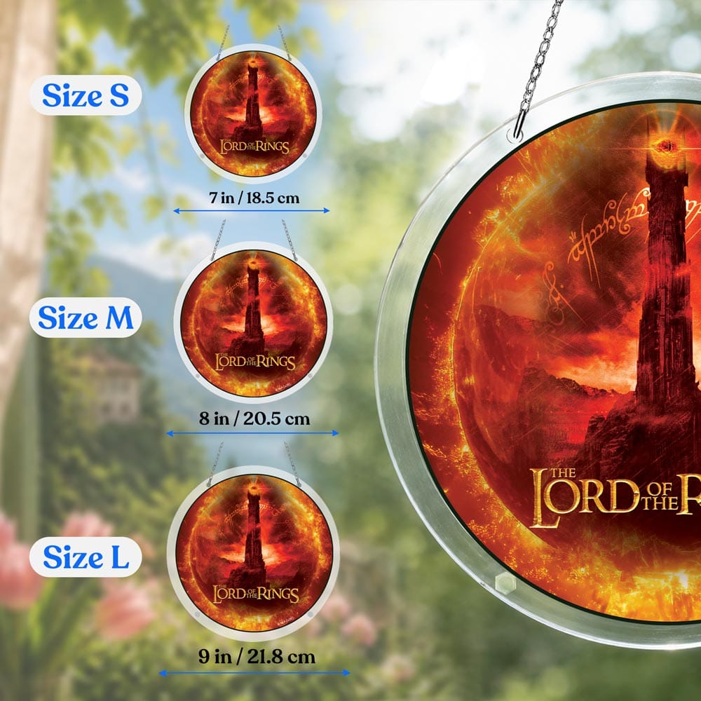 Acrylic Jigsaw Puzzle Suncatcher - The Eye of Sauron
