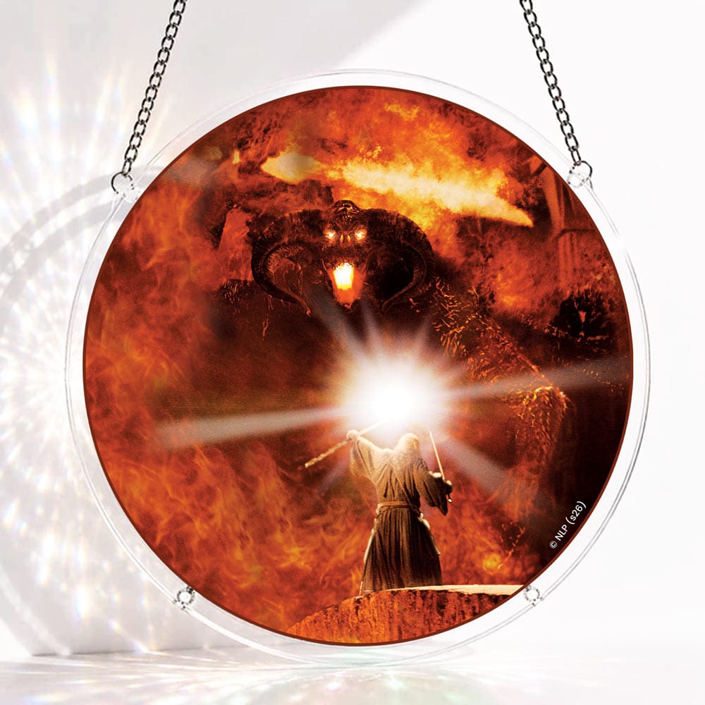 Acrylic Jigsaw Puzzle Suncatcher - Gandalf VS The Balrog