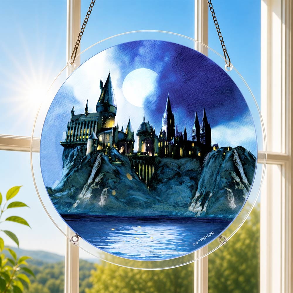 Acrylic Jigsaw Puzzle Suncatcher - Magical Hogwarts Castle